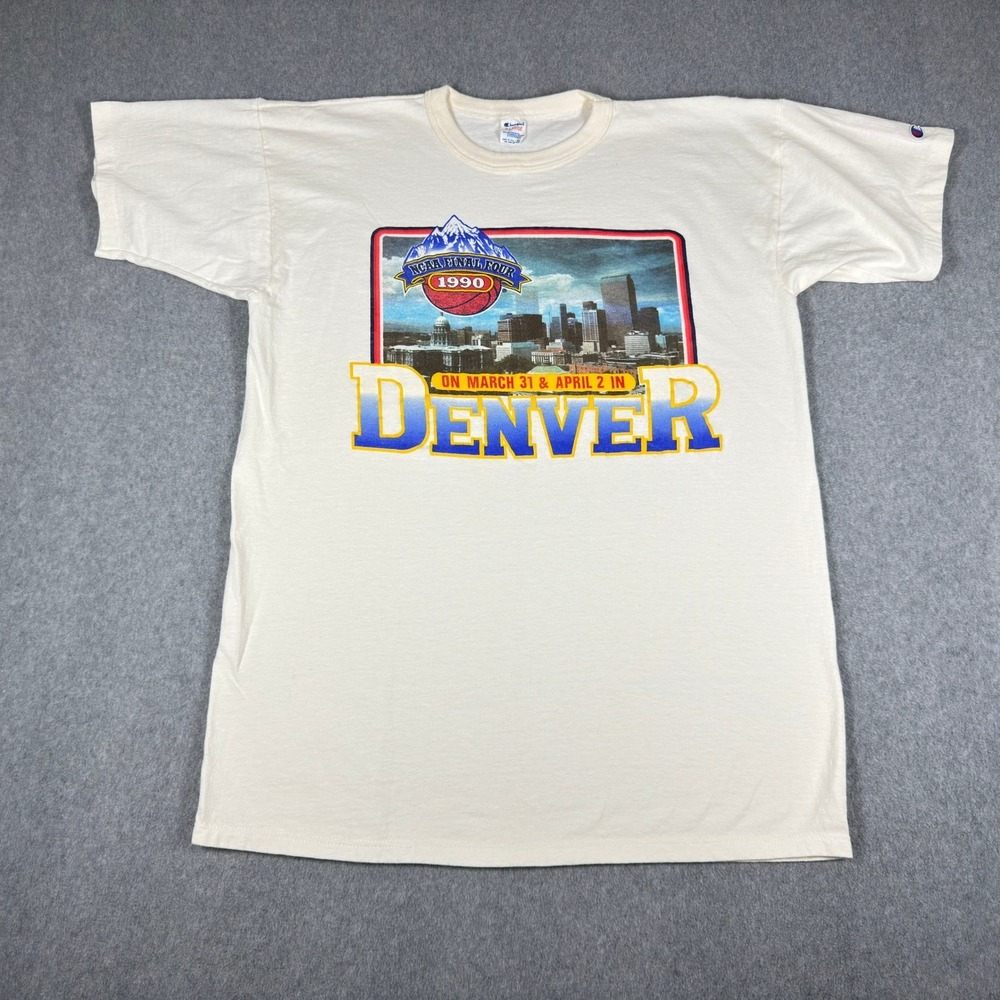 VTG UNLV Rebels Final Four NCAA Basketball T Shirt XL Champion USA Made